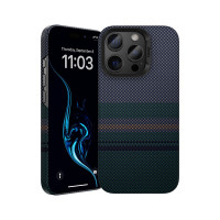 Чохол для iPhone 16 Pro Max - Benks Armor Air Kevlar Aurora MagSafe, Black