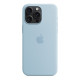 Чохол для iPhone 15 Pro Max - Silicone MagSafe, Light Blue (HC)