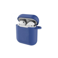 Чохол для Apple AirPods - Devia Naked Silicone with Loophole Series, Blue