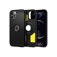 Чохол для iPhone 12 Pro Max - Spigen Tough Armor Compatible MagSafe, Black