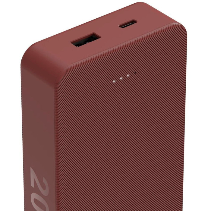 Додатковий аккумулятор Hama 20000mAh USB-C USB-A Red