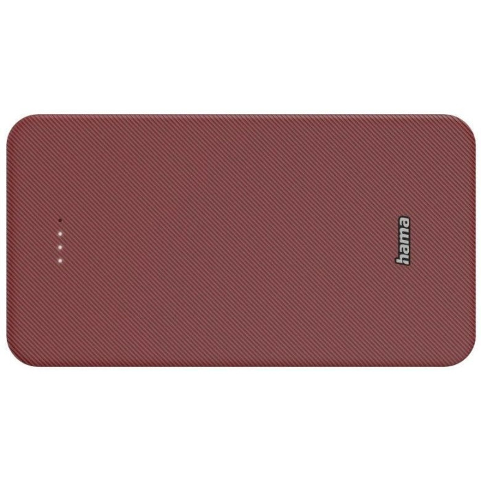 Додатковий аккумулятор Hama 20000mAh USB-C USB-A Red