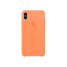 Чохол для iPhone X/Xs - Silicone, Papaya (HC)