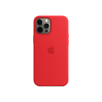 Чохол для iPhone 12 Pro Max - Apple Silicone MagSafe, Red