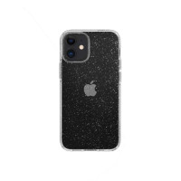 Чохол для iPhone 12 Mini - Silicone, Glitter Transparent (HC)