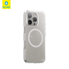 Чохол для iPhone 16 Pro Max - Blueo Crystal Drop Resistance MagSafe, Glitter Transparent