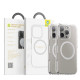 Чохол для iPhone 16 Pro Max - Blueo Crystal Drop Resistance MagSafe, Glitter Transparent