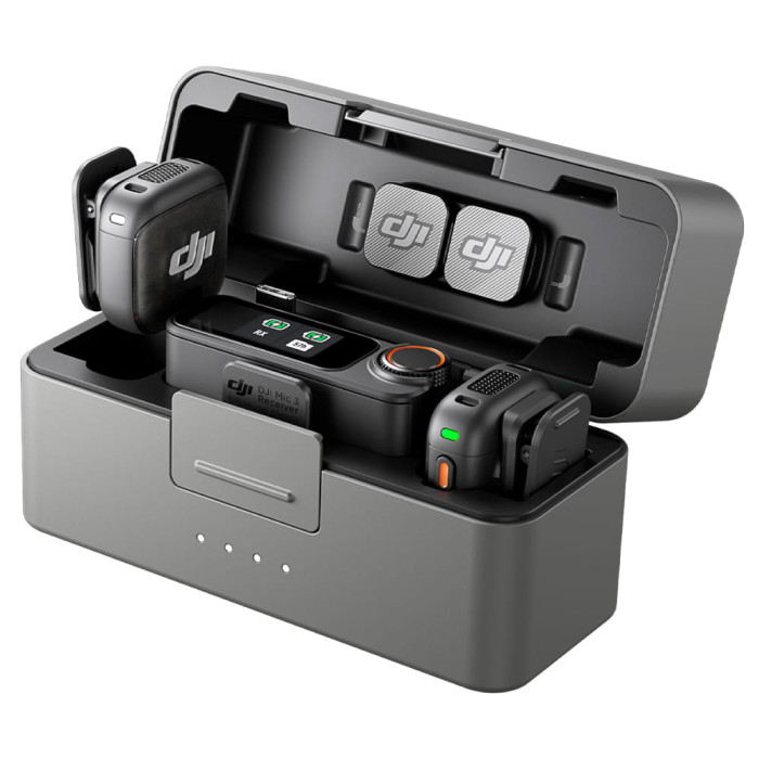 Мікрофонна радіосистема DJI Mic 3 (2TX + 1RX + Charging Case)