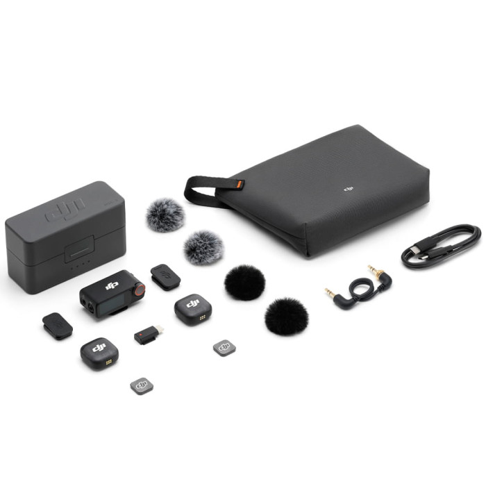 Мікрофонна радіосистема DJI Mic 3 (2TX + 1RX + Charging Case)