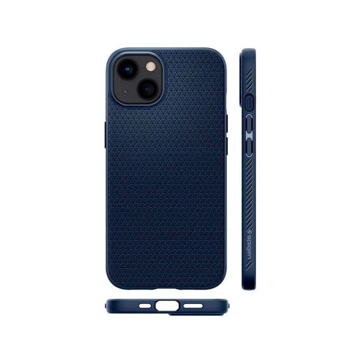 Чохол для iPhone 13 - Spigen Liquid Air, Navy Blue