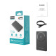 Додатковий аккумулятор Choetech 5000mAh Ultra-Thin Magnetic PD 20W Black