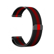 Ремінець для Apple Watch - 38/40/41mm, Milanese Loop, Black Red (HC)