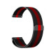 Ремінець для Apple Watch - 38/40/41mm, Milanese Loop, Black Red (HC)