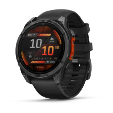 Смарт-годинник Garmin Fenix 8 47mm AMOLED Slate Gray with Black Silicone Band