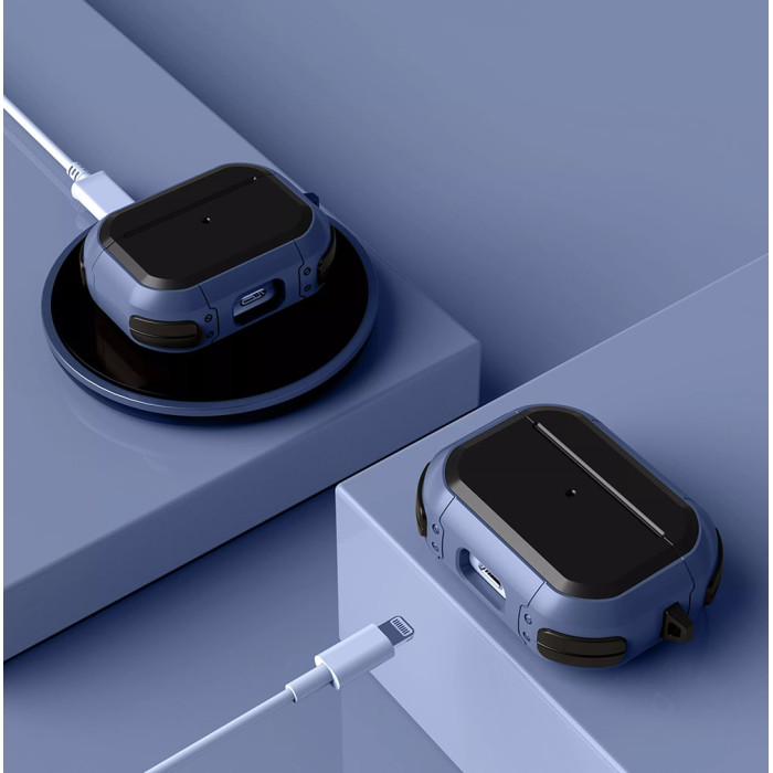 Чохол для Apple AirPods Pro - WIWU TPU+PC Protective Series, Blue (APC008)