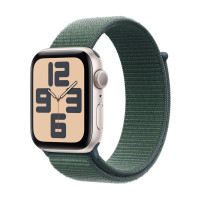 Apple Watch SE (2Gen) 40mm Starlight, Lake Green Sport Loop (2024)