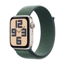 Apple Watch SE (2Gen) 40mm Starlight, Lake Green Sport Loop (2024)