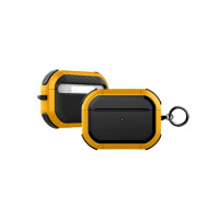 Чохол для Apple AirPods Pro - Протиударний, Black-Yellow