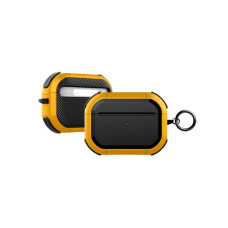 Чохол для Apple AirPods Pro - Протиударний, Black-Yellow