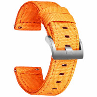 Ремінець для годинника Garmin - Quick Release 22mm, Hemsut Higher Quality Canvas Wrist, Orange