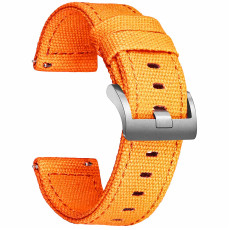 Ремінець для годинника Garmin - Quick Release 22mm, Hemsut Higher Quality Canvas Wrist, Orange