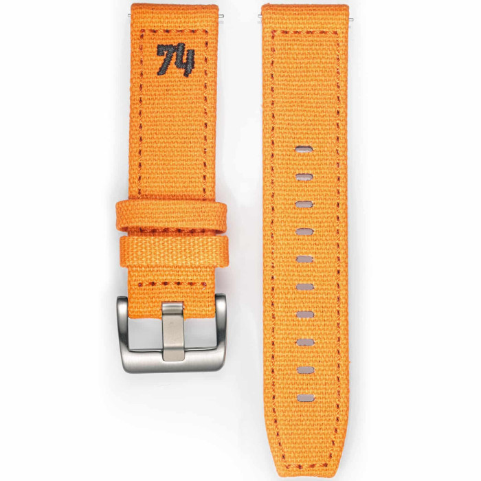 Ремінець для годинника Garmin - Quick Release 22mm, Hemsut Higher Quality Canvas Wrist, Orange