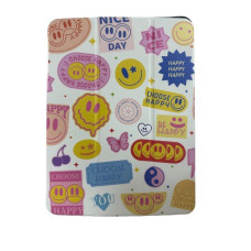 Чохол для iPad Pro 11 (2024) - Comma Lingos with Pen Holder Series, Happy Sticker