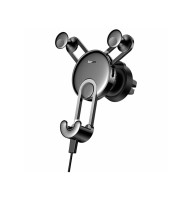 Тримач Baseus YY Vehicle Mounted Charging Holder with IP Black