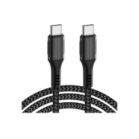 Кабель USB-C to USB-C - Wiwu, F20 PD Series, 2m, Black
