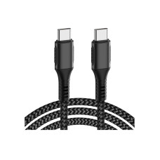 Кабель USB-C to USB-C - Wiwu, F20 PD Series, 2m, Black