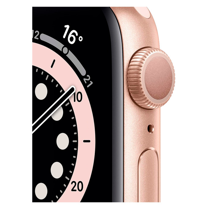 Apple Watch S6 40mm Gold Aluminum, Pink Sand Sport Band M02P3 (GPS+LTE)