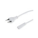 Кабель живлення Cablexpert PC-184-VDE 1.8m White