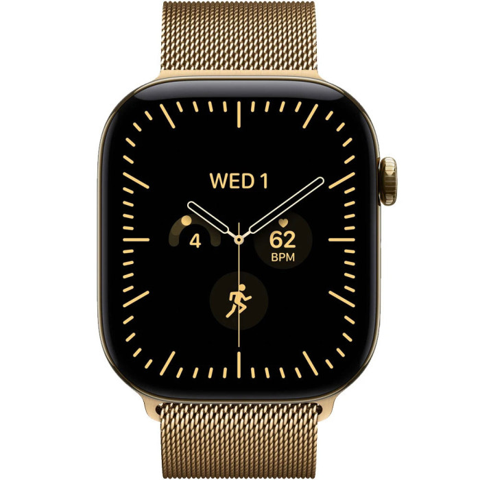 Apple Watch S12 42mm Radiant Gold Titanium, Radiant Gold Milanese Loop, LTE