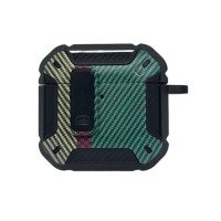 Чохол для Apple AirPods 4 - 360 Protective Case, Green / Grid