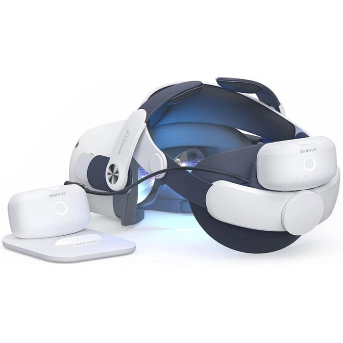 Набір для Oculus (Meta) Quest 2 - BOBOVR, M2 Plus Twin Battery Combo + Head Strap