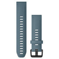 Ремінець для годинника Garmin - QuickFit 20mm, Silicone Band, Lakeside Blue