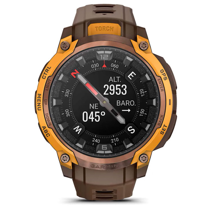 Смарт-годинник Garmin Instinct Crossover AMOLED Bronze/Sunburst