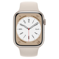 Apple Watch S8 45mm Starlight, Starlight Sport Band (M/L), LTE