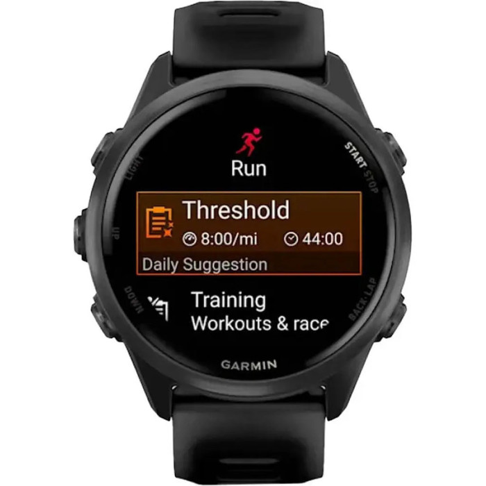 Смарт-годинник Garmin Forerunner 570 42mm Slate Gray Aluminum w. Translucent Black/Black Band
