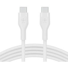 Кабель USB-C to USB-C - Belkin, Boost Charge Flex, White