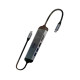 Хаб 5in1 - WIWU Alpha, USB-C to 2xUSB+HDMI+SD/MicroSD, Gray