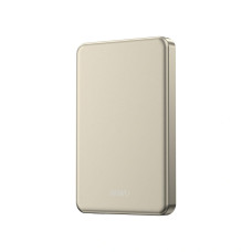 Додатковий аккумулятор Wiwu 5000mAh Ultra-Thin Power Bank 15W Titanium Gold