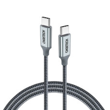 Кабель USB-C to USB-C - Choetech, Nylon PD 100W 1.8m, Black