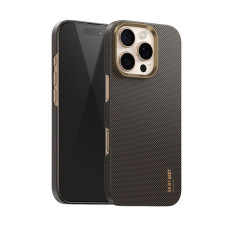 Чохол для iPhone 15 Pro - Blueo Plain Weave Air Aramid Fiber (600D) MagSafe, Gold