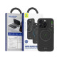 Чохол для iPhone 16 Pro Max - Blueo Aramid Rotatable Stand MagSafe, Black