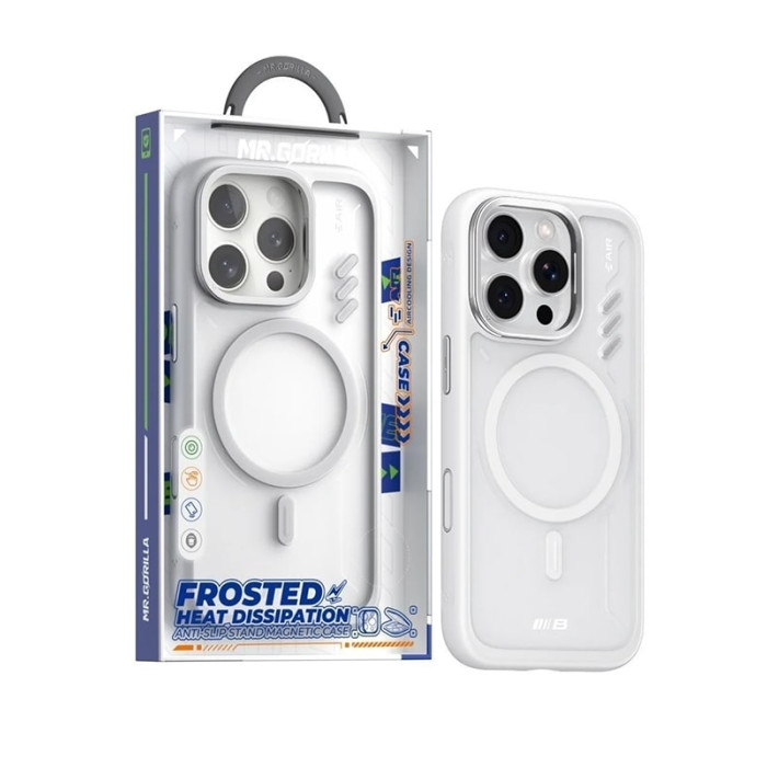 Чохол для iPhone 16 Pro Max - Blueo Frosted Heat Dissipation MagSafe, White