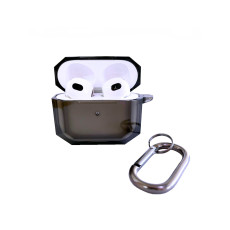 Чохол для Apple AirPods 3 - AmazingThing Adamas, Clear Black