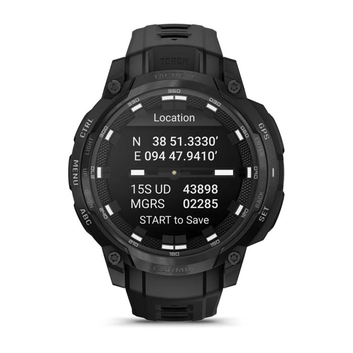 Смарт-годинник Garmin Instinct Crossover AMOLED Tactical Edition Black
