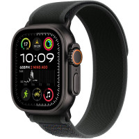 Apple Watch Ultra 2 Black Titanium, Black Trail Loop (M/L)
