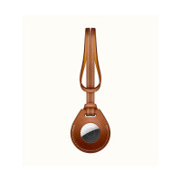Шкіряний чохол для Apple AirTag - Wiwu Calfskin Bag Charm, Brown